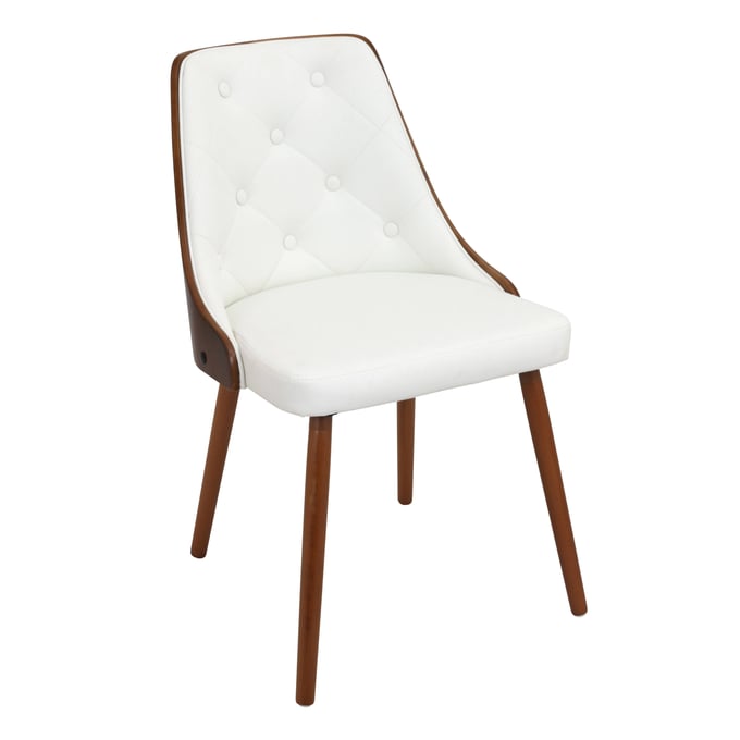 LumiSource Gianna White Dining Chair LUMI-CH-JY-GNN-WL-W