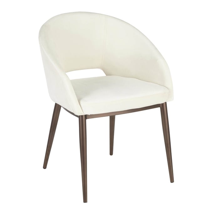 LumiSource Renee Cream Chair LUMI-CH-RENEE-CUCR