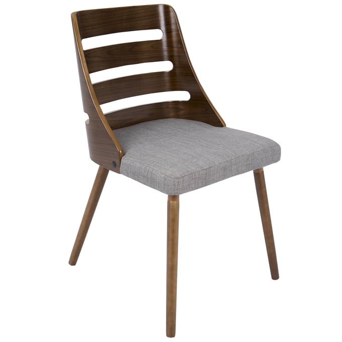 LumiSource Trevi Grey Dining Chair LUMI-CH-TRV-WL-GY