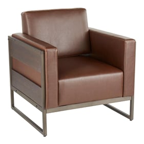 LumiSource Drift Brown Lounge Chair