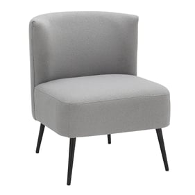 LumiSource Fran Light Grey Slipper Chair