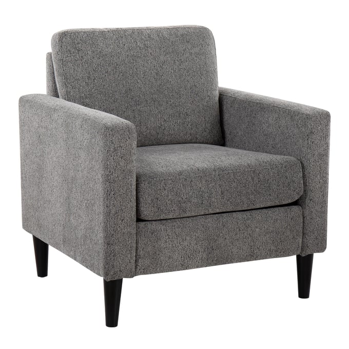 LumiSource Wendy Grey Accent Chair LUMI-CHR-WENDYAC-BKGY