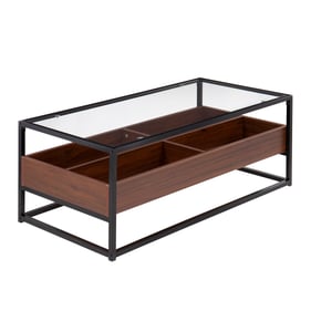 LumiSource Display Walnut Coffee Table