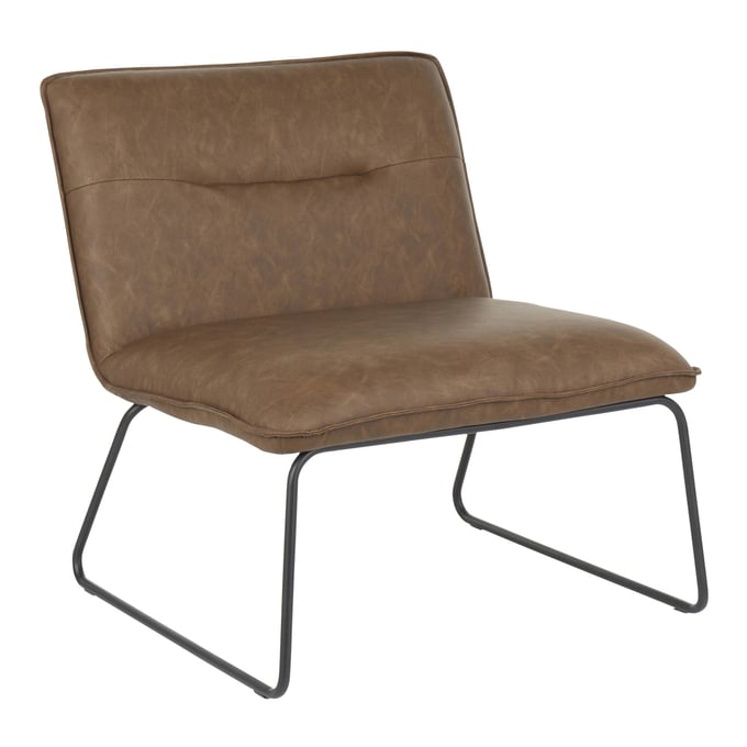 LumiSource Casper Espresso Accent Chair LUMI-CHR-CASPER-BKE