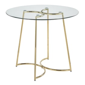 LumiSource Cece Gold Dinette Table