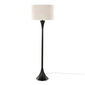 LumiSource Lenuxe Natural 65 Inch Floor Lamp