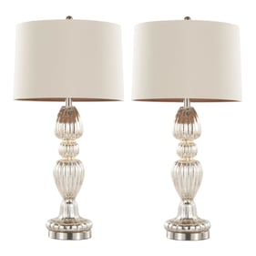 2 LumiSource Spade Natural 30 Inch Table Lamps