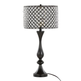 LumiSource Topaz Oil Rubbed Bronze 27 Inch Table Lamp