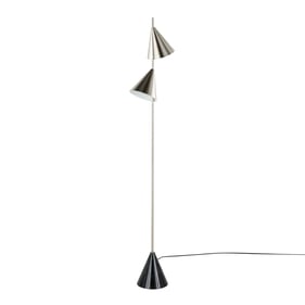 LumiSource Cone Black 65 Inch Floor Lamp