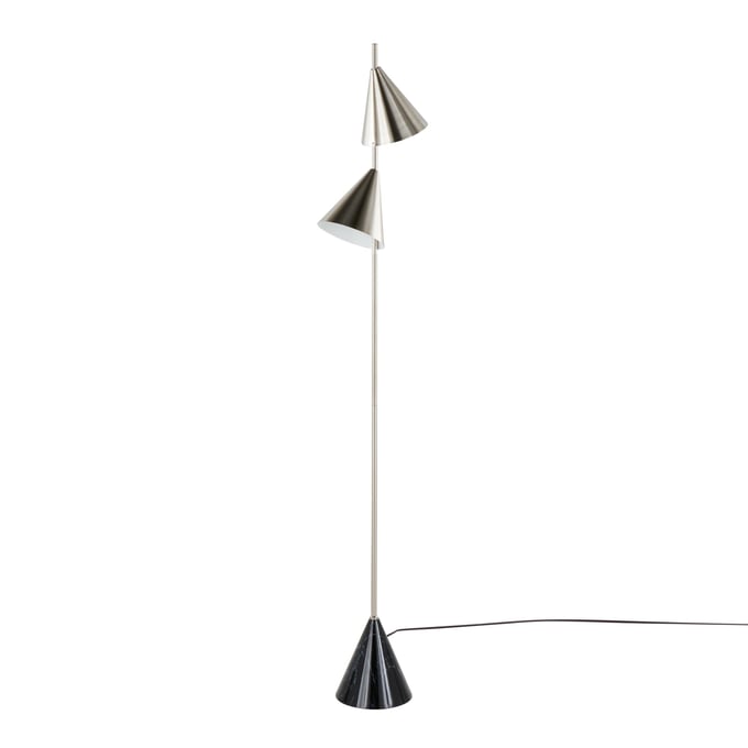 LumiSource Cone Black 65 Inch Floor Lamp LUMI-LFL-CONE-NIBK