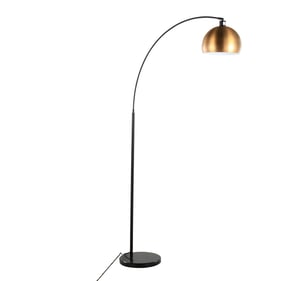 LumiSource March Black Floor Lamp