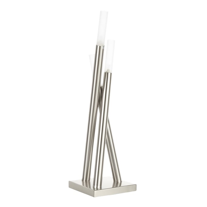 LumiSource Icicle Brushed Nickel Table Lamp LUMI-LSH-ICICLE-TBL