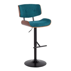 LumiSource Lombardi Teal Barstool