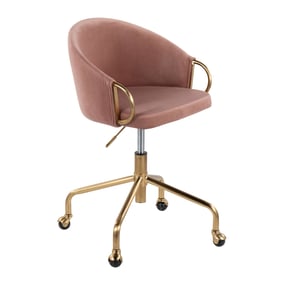 LumiSource Claire Blush Pink Task Chair