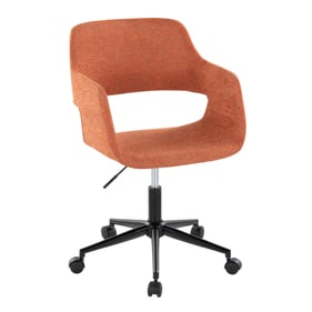 LumiSource Margarite Orange Task Chair