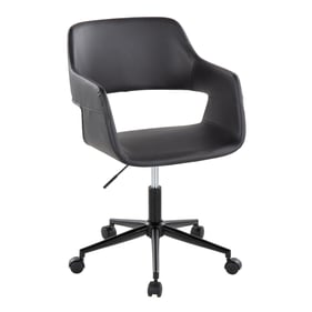 LumiSource Margarite Black Task Chair