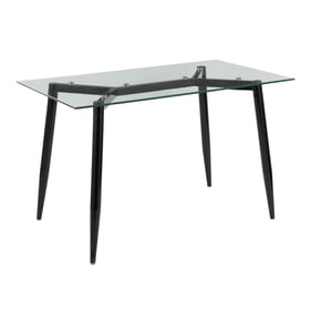 LumiSource Clara Black Dining Table