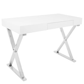 LumiSource Luster White Desk