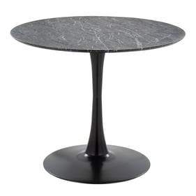 LumiSource Pebble Black Dining Table