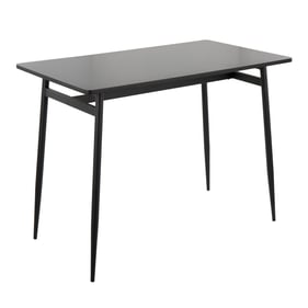 LumiSource Marcel Black Counter Table