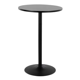 LumiSource Pebble Black Adjuststable Bar Table