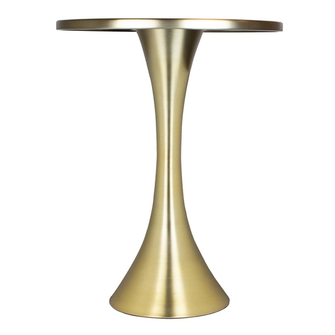 LumiSource Lenuxe Gold 24 Inch Accent Table LUMI-TBS24-LENUXE-AU