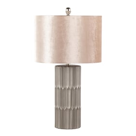 LumiSource Tania Metallic Brown Champagne 22 Inch Table Lamp