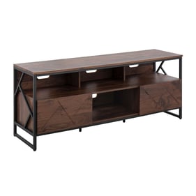 LumiSource Folia Walnut TV Stand