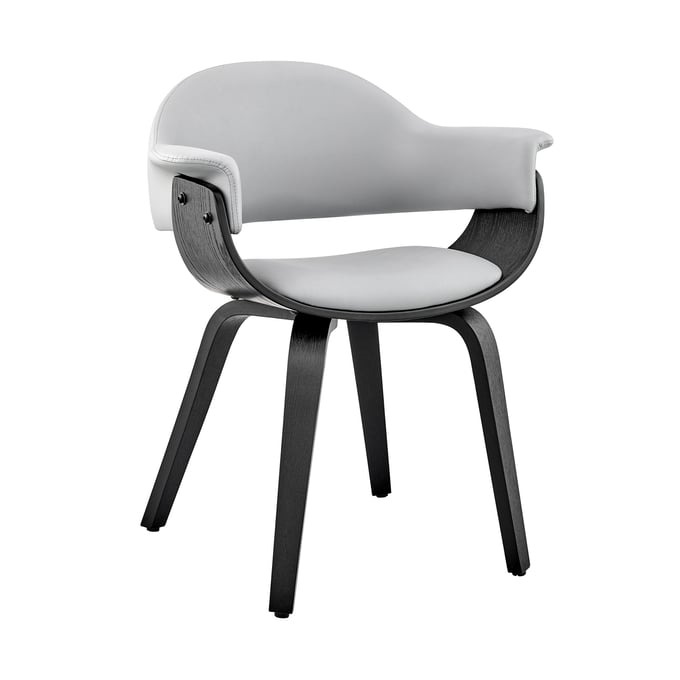 Luxur Living Adgaon Gray Accent Chair LUX-LCADCHBLGR