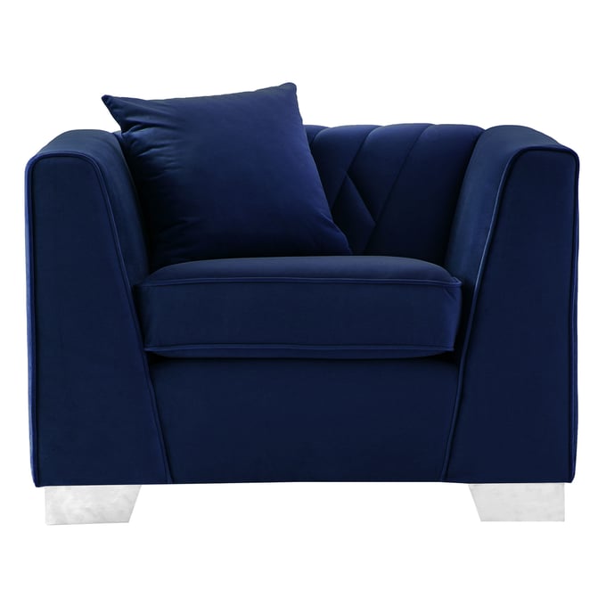 Luxur Living Belkhed Blue Chair LUX-LCCM1BLUE