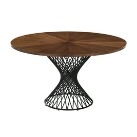 Luxur Living Bhatori Brown 54 Inch Round Dining Table