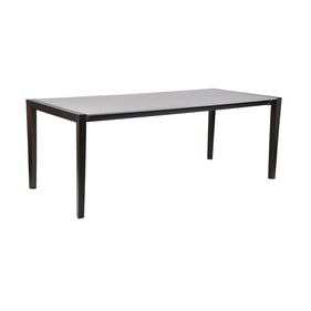 Luxur Living Chichordi Dark Gray Indoor Outdoor 80 Inch Dining Table