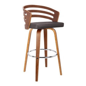 Luxur Living Dauchaka Brown 26 Inch Counter Height Stool