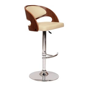 Luxur Living Gadibori Cream Swivel Barstool