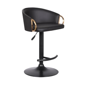 Luxur Living Kapashi Black Bar Stool