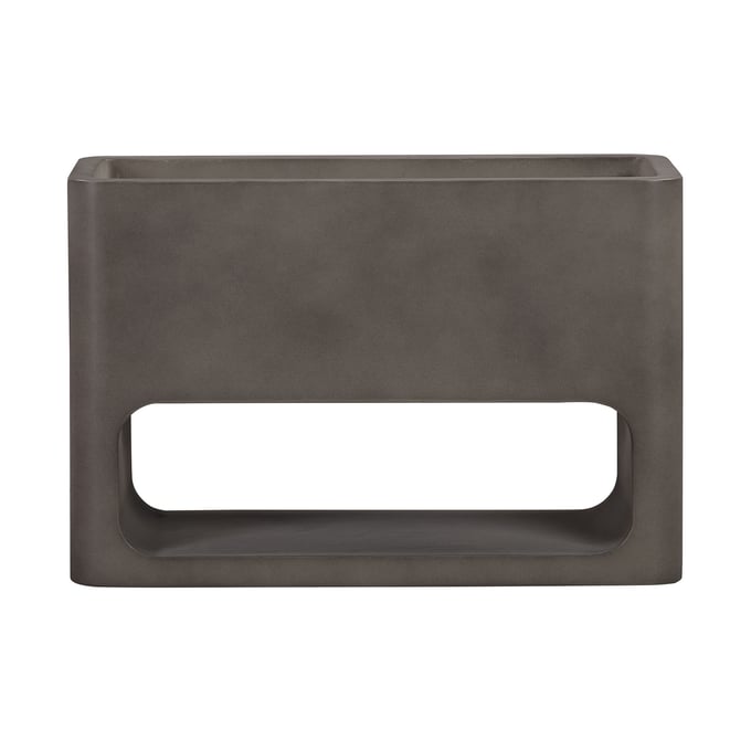 Luxur Living Karli Black Brushed Grey Planter LUX-LCSEPLMDGR