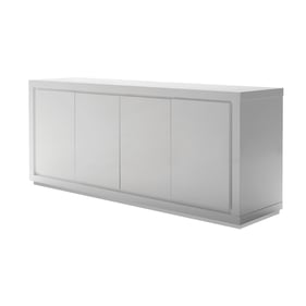 Mobital Maze White Ceramic Top 4 Door Dining Buffet