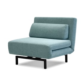 Mobital Iso Peacock Fabric Chair Bed