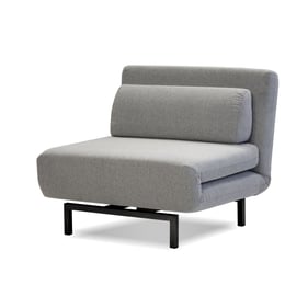 Mobital Iso Silver Fabric Chair Bed