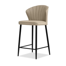 Mobital Ariel Wheat Leather Counter Stool