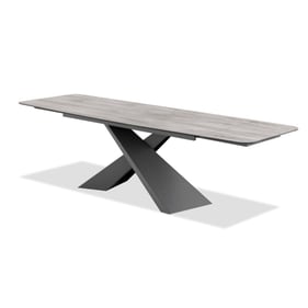 Mobital Century White Rectangle Dining Table