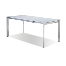 Mobital Ghost Pure White Extension Dining Table