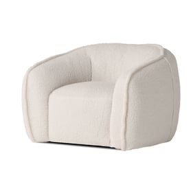 Mobital Duffy Cream Fabric Lounge Chair