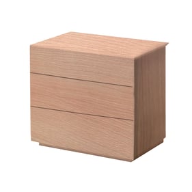 Mobital Vex White Oak 3 Drawers Night Table