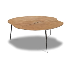 Mobital Oakley Oak Black Low Coffee Table