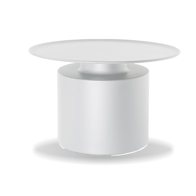 Mobital Rook Matte White Coffee Table MBT-WCOROOKMWHI