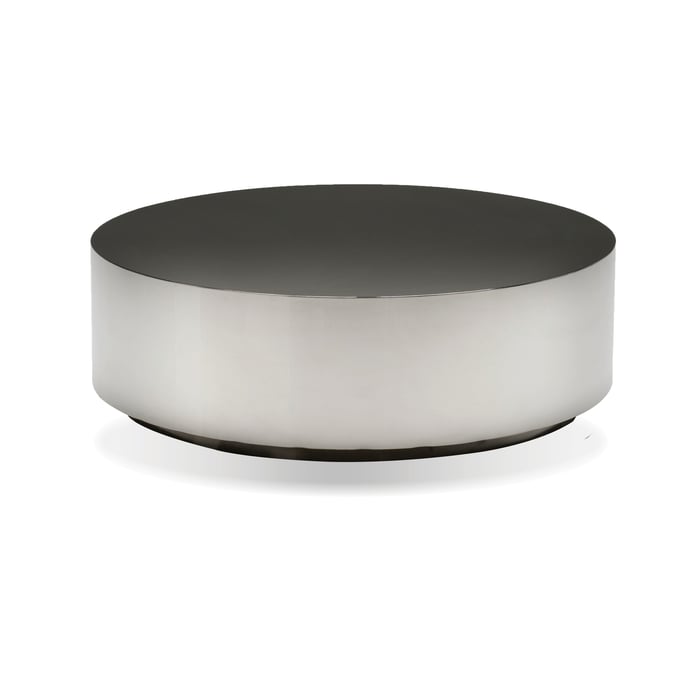 Mobital Sphere Black Round Coffee Table MBT-WCOSPHESTEEBLACK