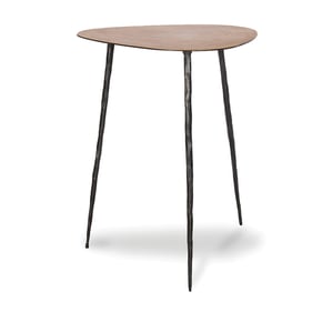 Mobital Oakley Oak Black Tall End Table