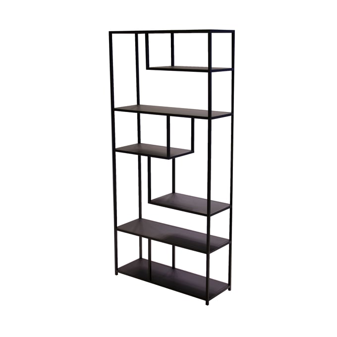 Mobital Booker Black Metal Bookshelf MBT-WWUBOOKBLAC