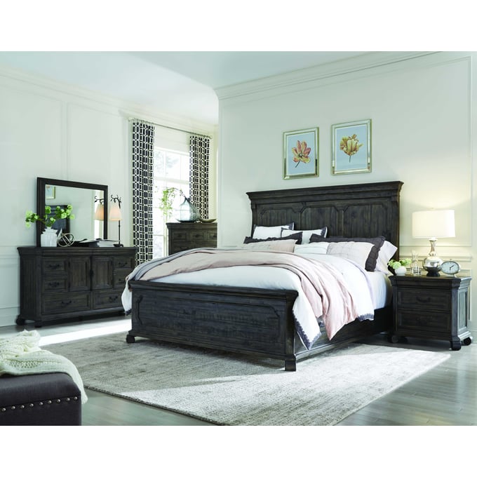 Magnussen Home Bellamy 2pc Bedroom Set with Queen Panel Bed MG-B2491-54-BR-S2